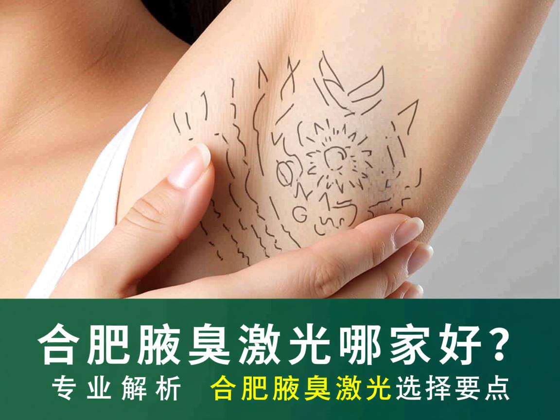 合肥腋臭激光哪家好？专业解析合肥腋臭激光选择要点