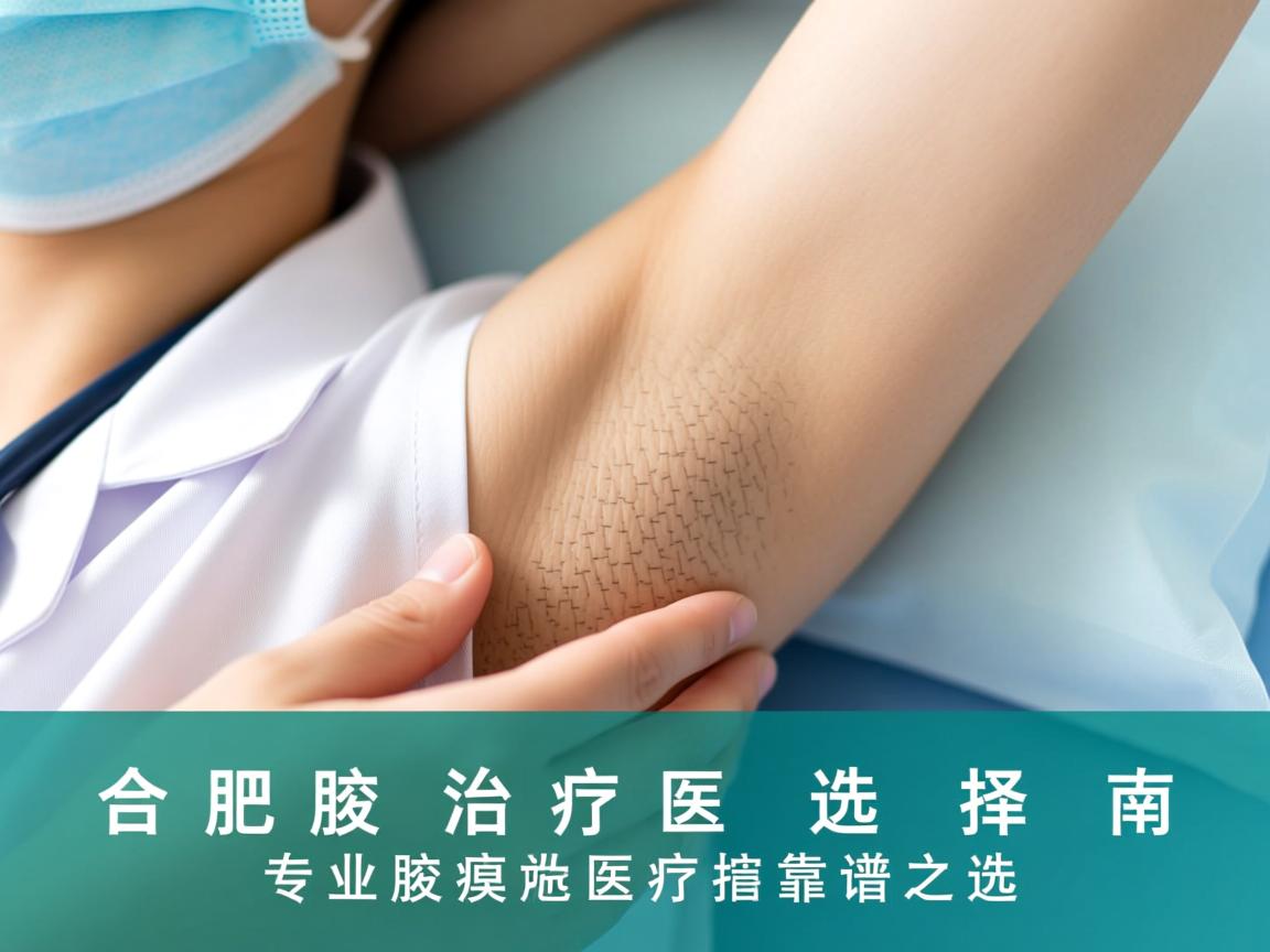 合肥腋臭治疗医院选择指南，专业腋臭医疗的靠谱之选