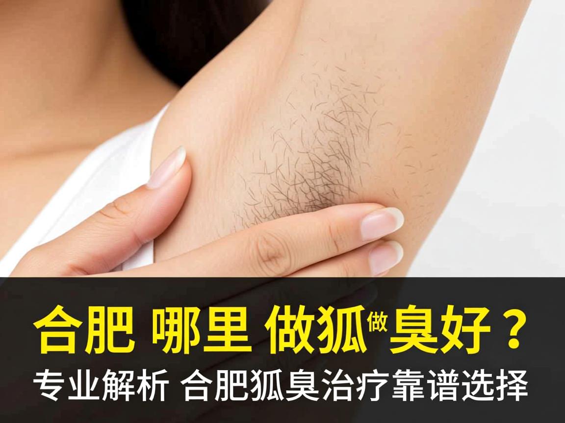 合肥哪里做狐臭好？专业解析合肥狐臭治疗的靠谱选择