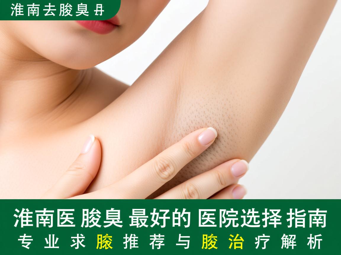 淮南去腋臭最好的医院选择指南，专业医院推荐与腋臭治疗解析