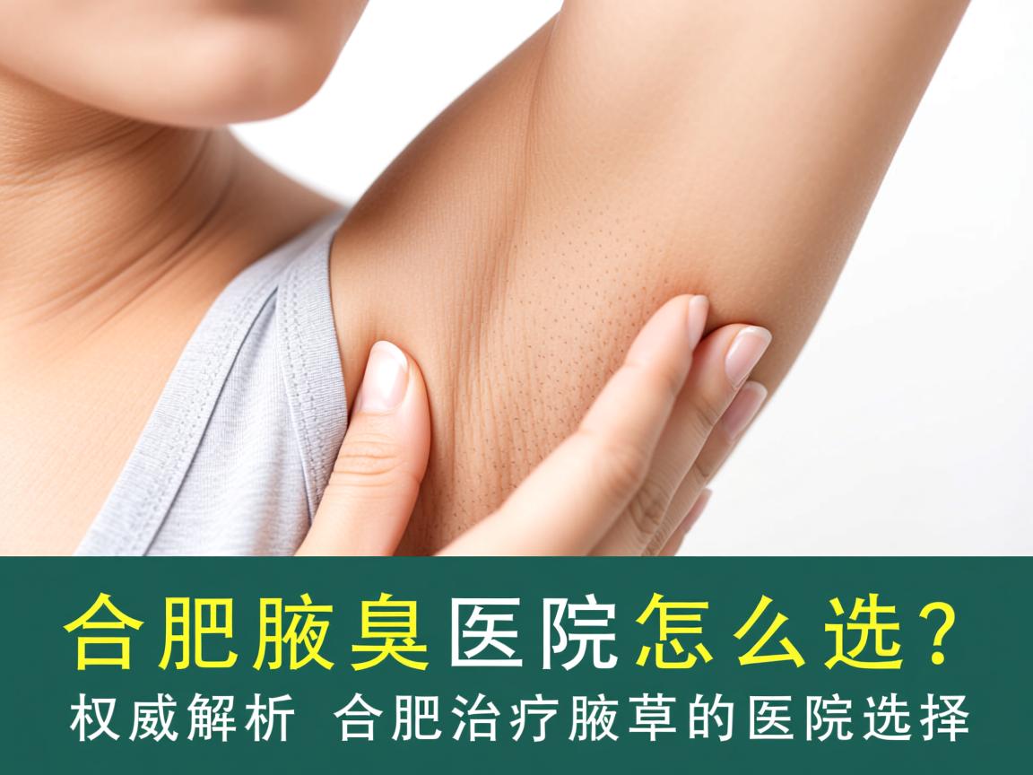 合肥腋臭医院怎么选？权威解析合肥治疗腋臭的医院选择