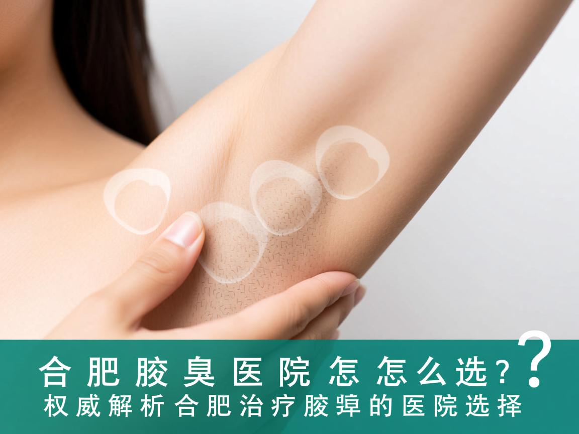 合肥腋臭医院怎么选？权威解析合肥治疗腋臭的医院选择