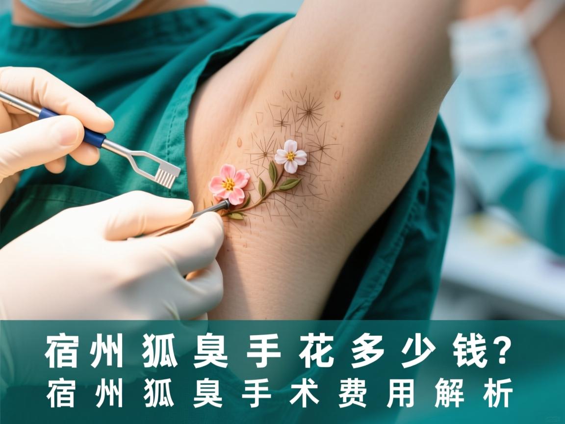 宿州狐臭手术花多少钱？宿州狐臭手术费用解析
