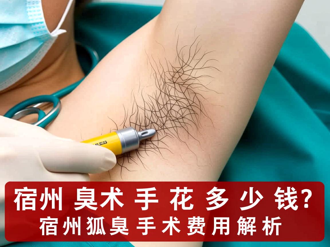 宿州狐臭手术花多少钱？宿州狐臭手术费用解析
