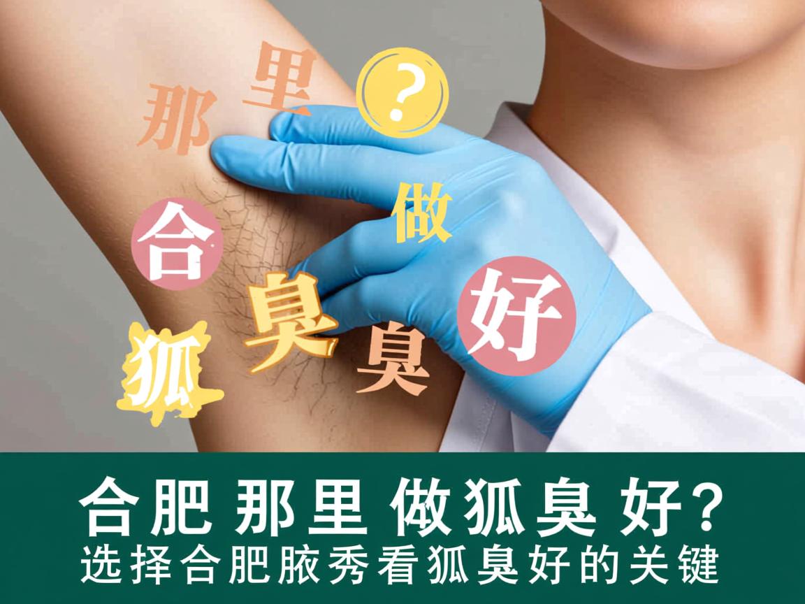 合肥那里做狐臭好？选择合肥腋秀看狐臭好的关键