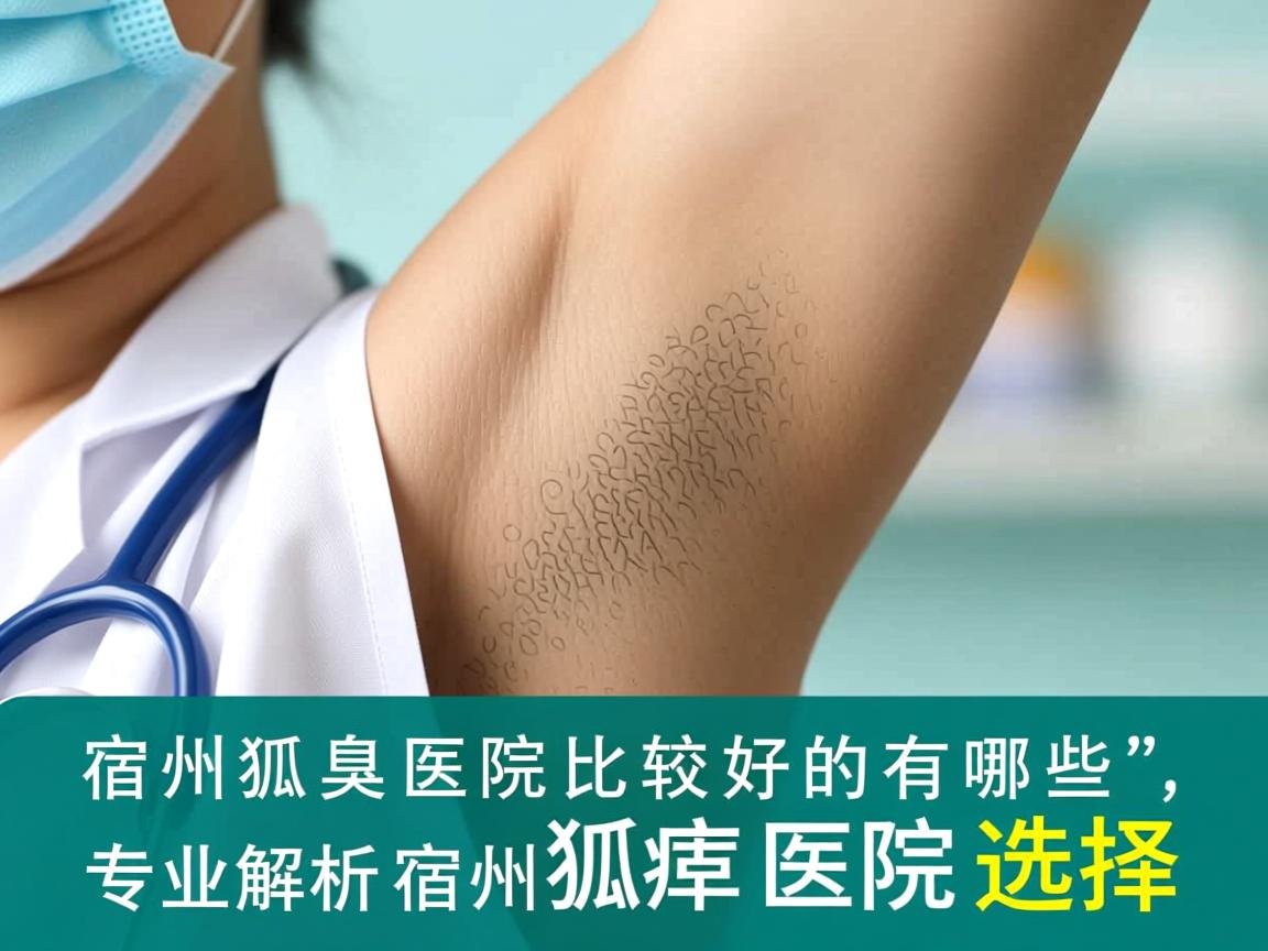 宿州狐臭医院比较好的有哪些，专业解析宿州狐臭医院选择