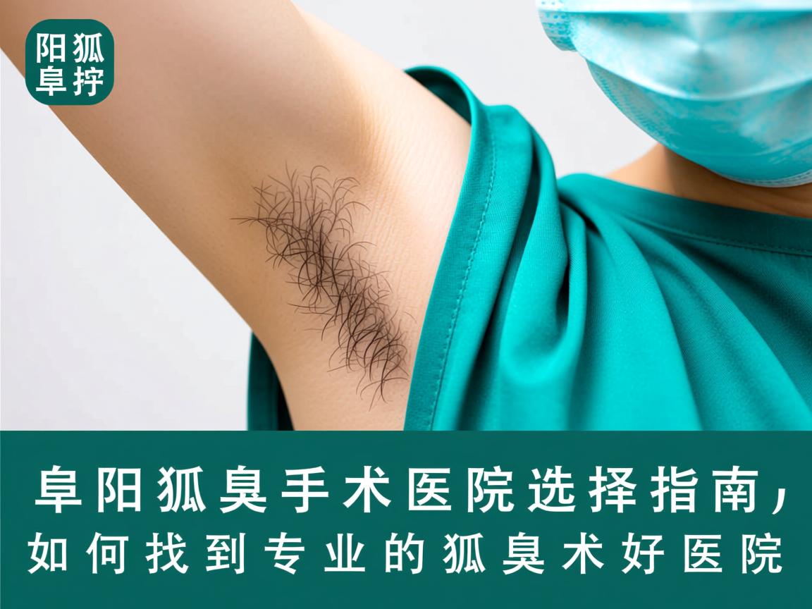 阜阳狐臭手术医院选择指南，如何找到专业的狐臭术好医院