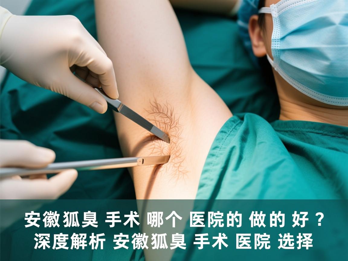 安徽狐臭手术哪个医院做的好？深度解析安徽狐臭手术医院选择