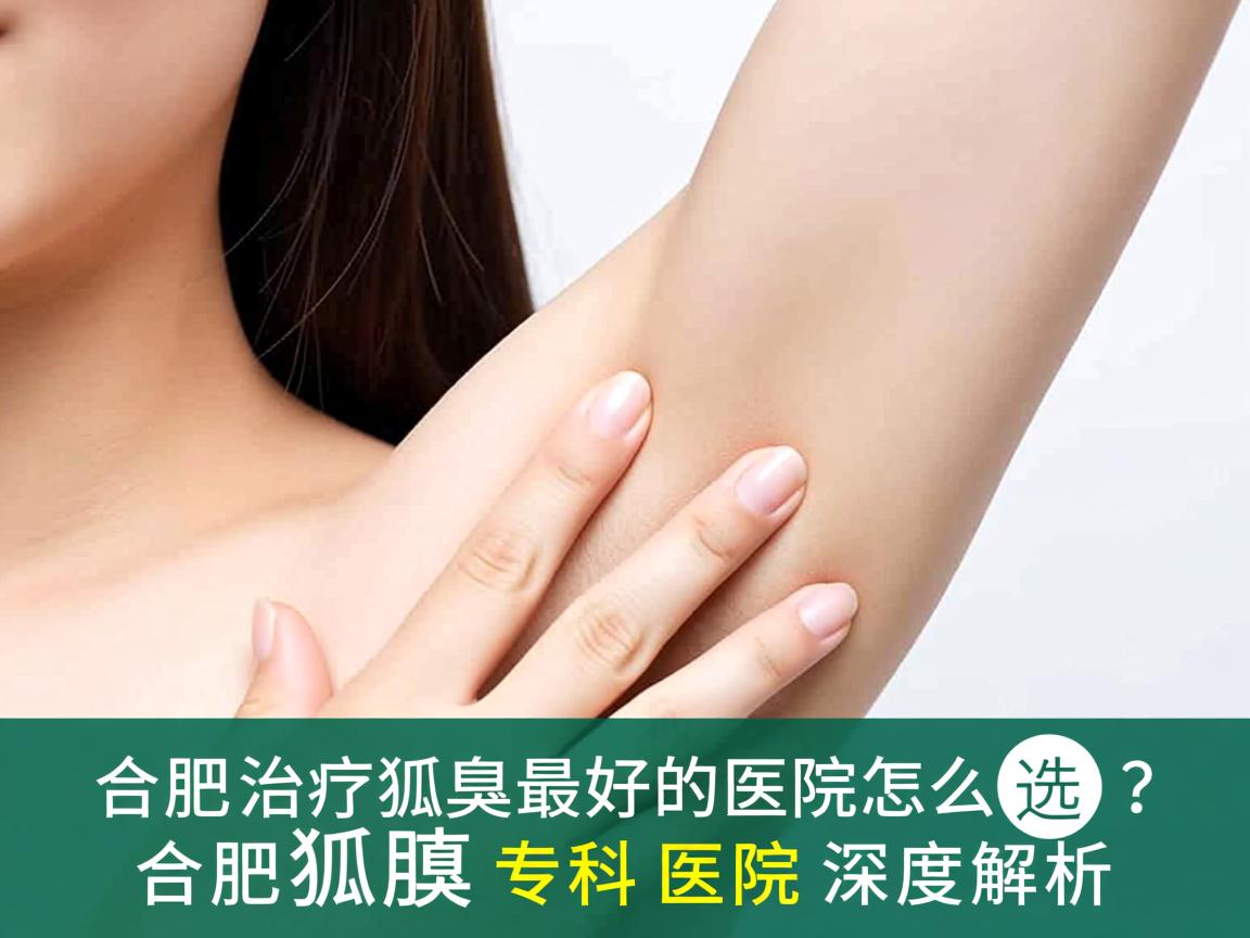 合肥治疗狐臭最好的医院怎么选？合肥狐臭专科医院深度解析