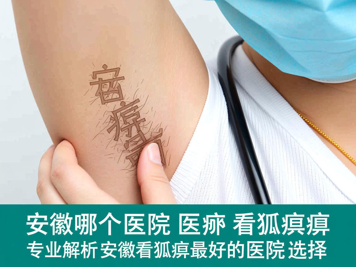 安徽哪个医院看狐臭最好，专业解析安徽看狐臭最好的医院选择