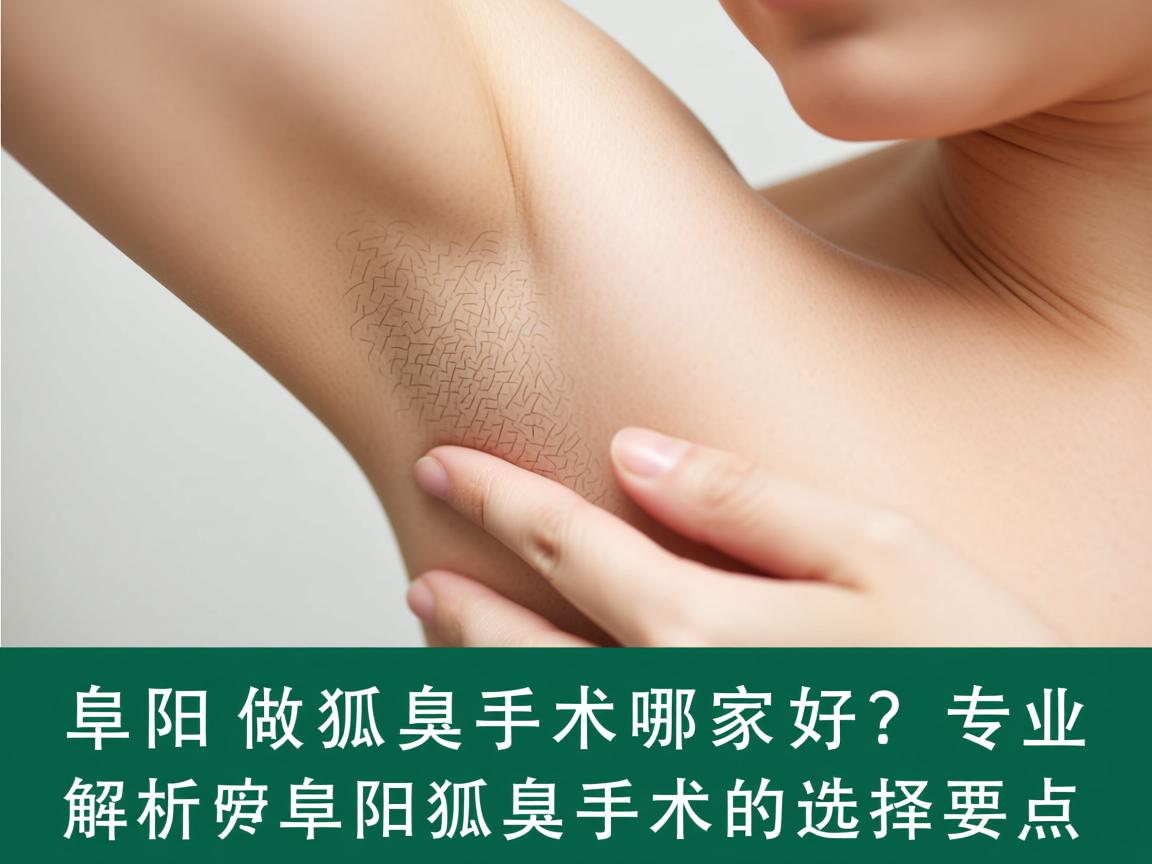 阜阳做狐臭手术哪家好？专业解析阜阳狐臭手术的选择要点