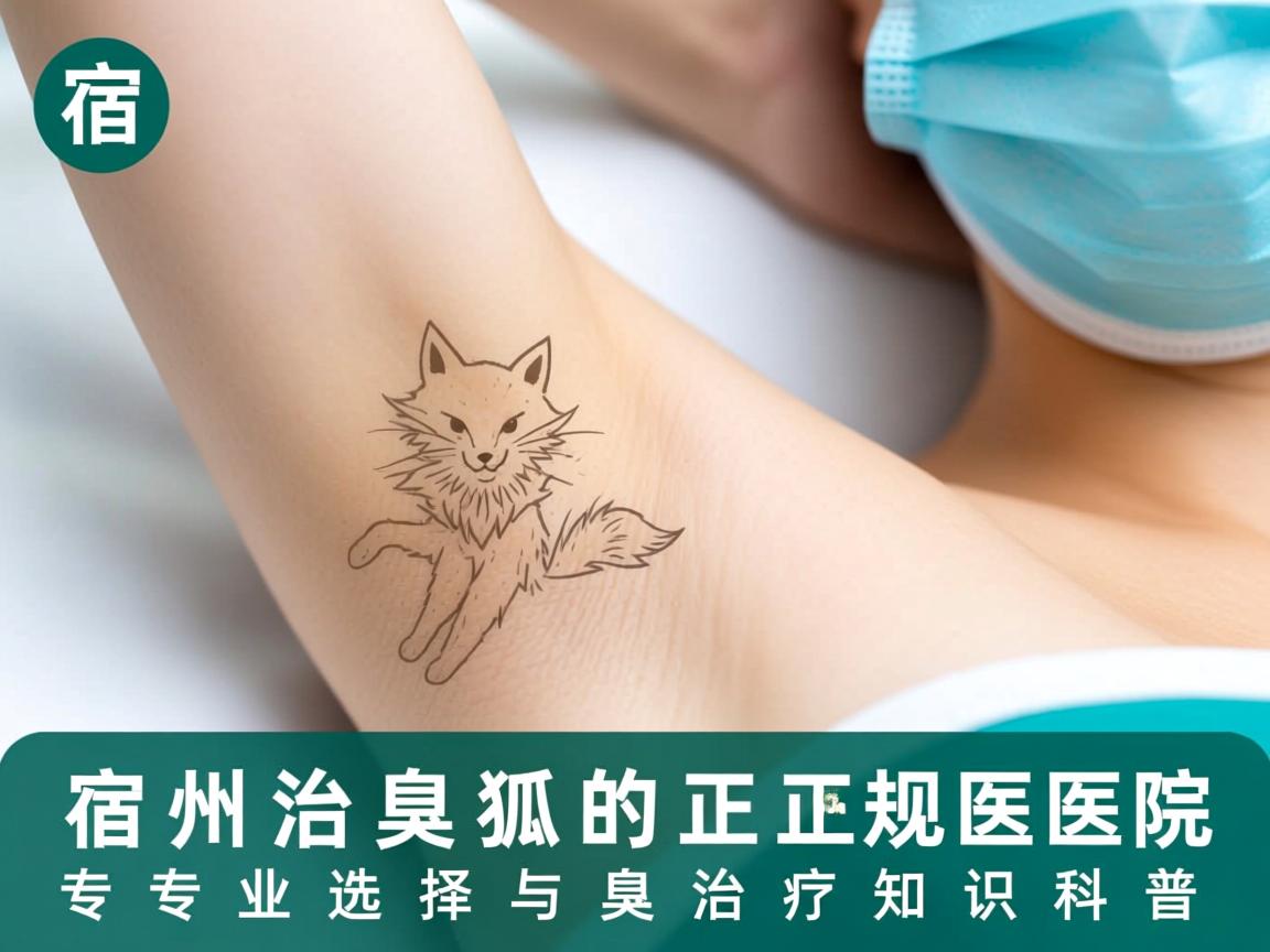 宿州治狐臭的正规医院，专业选择与狐臭治疗知识科普
