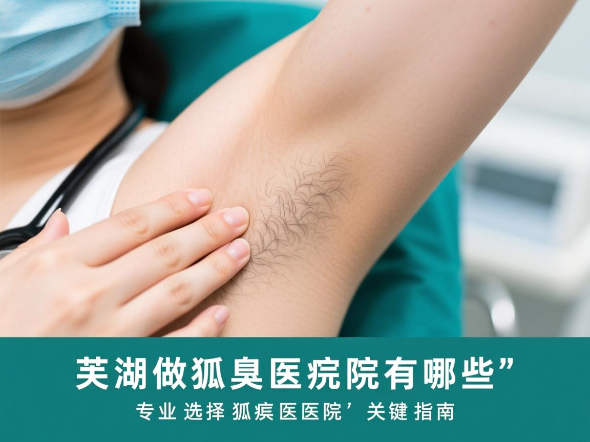 芜湖做狐臭医院有哪些，专业选择狐臭医院的关键指南