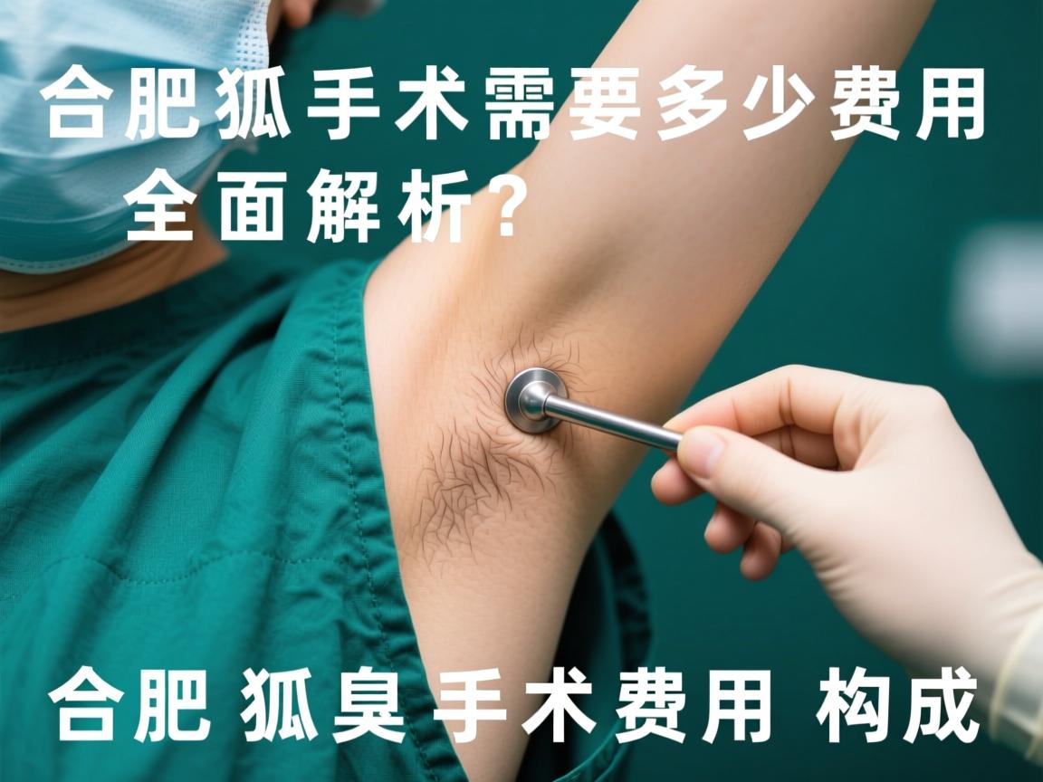 合肥狐臭手术需要多少费用？全面解析合肥狐臭手术费用构成