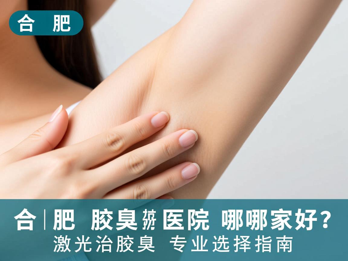 合肥腋臭医院哪家好？激光治腋臭专业选择指南