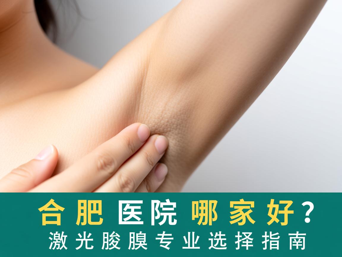 合肥腋臭医院哪家好？激光治腋臭专业选择指南
