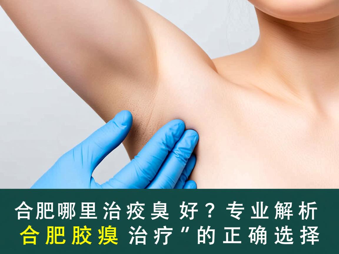合肥哪里治疗腋臭好？专业解析合肥腋臭治疗的正确选择