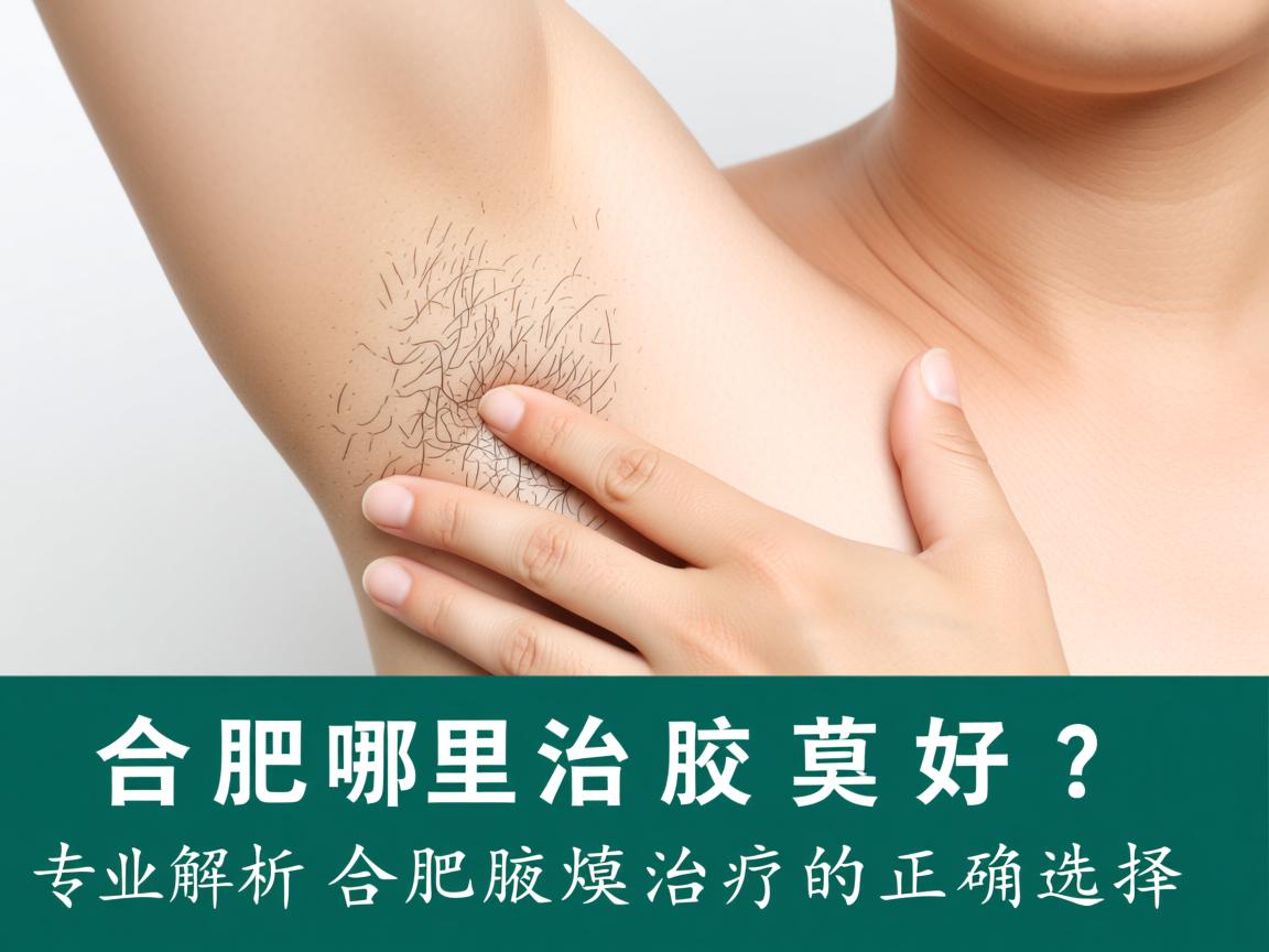 合肥哪里治疗腋臭好？专业解析合肥腋臭治疗的正确选择