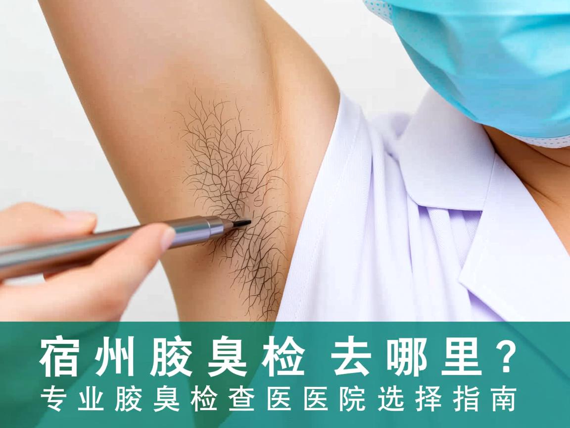 宿州腋臭检查去哪里？专业腋臭检查医院选择指南