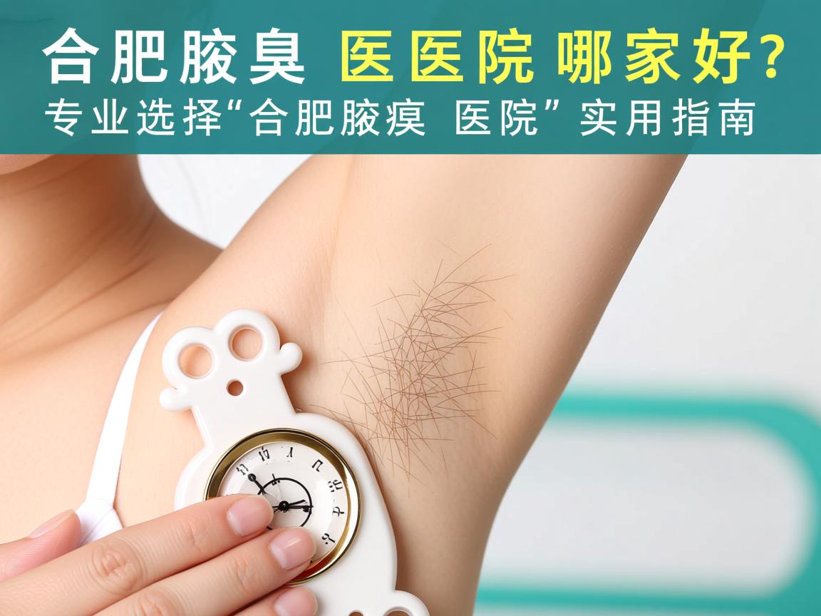 合肥腋臭医院哪家好？专业选择合肥腋臭医院的实用指南
