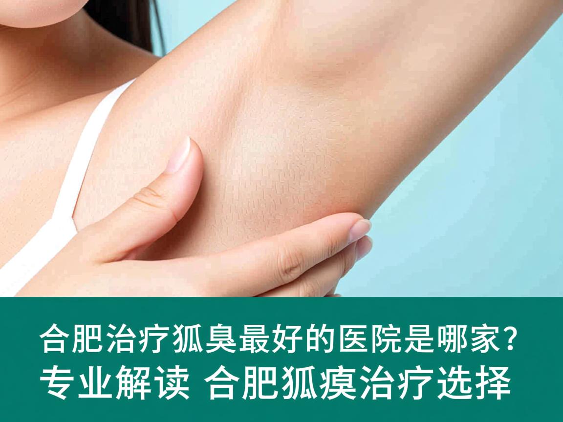 合肥治疗狐臭最好的医院是哪家？专业解读合肥狐臭治疗选择