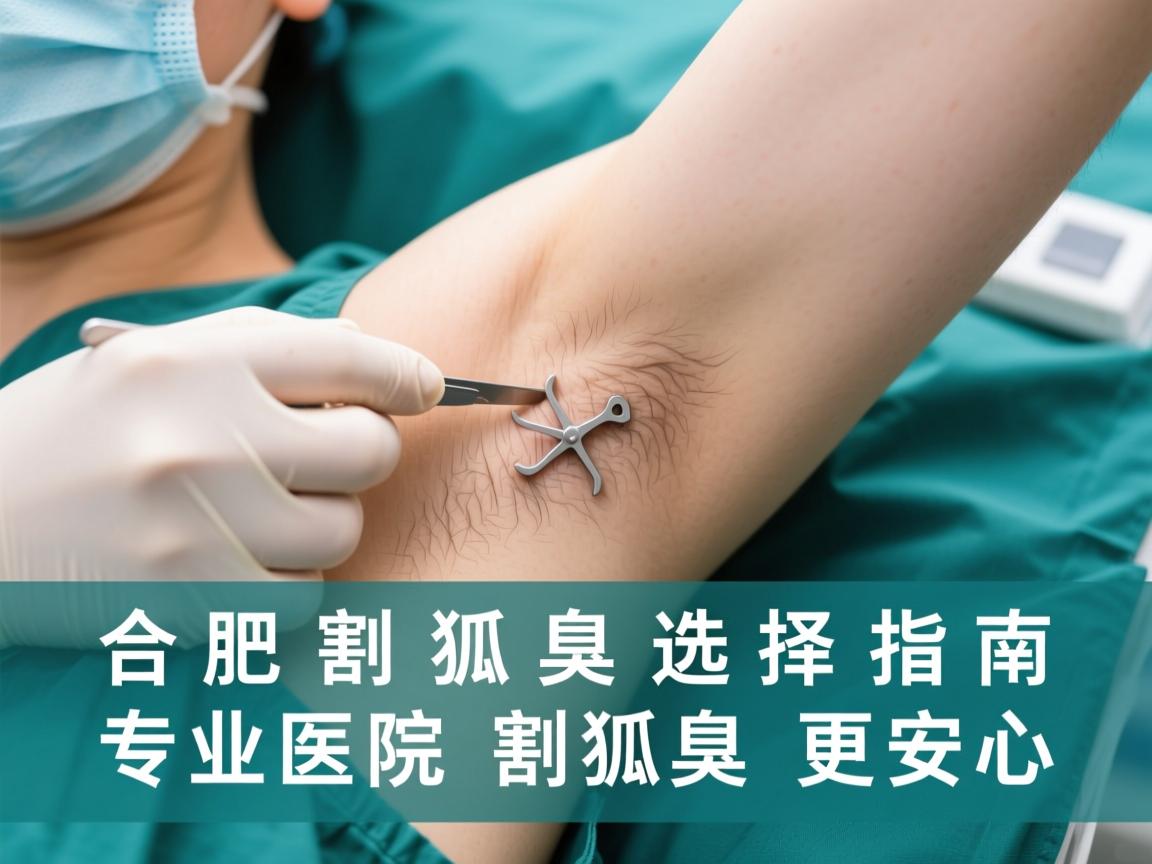 合肥割狐臭手术医院选择指南，专业医院割狐臭更安心
