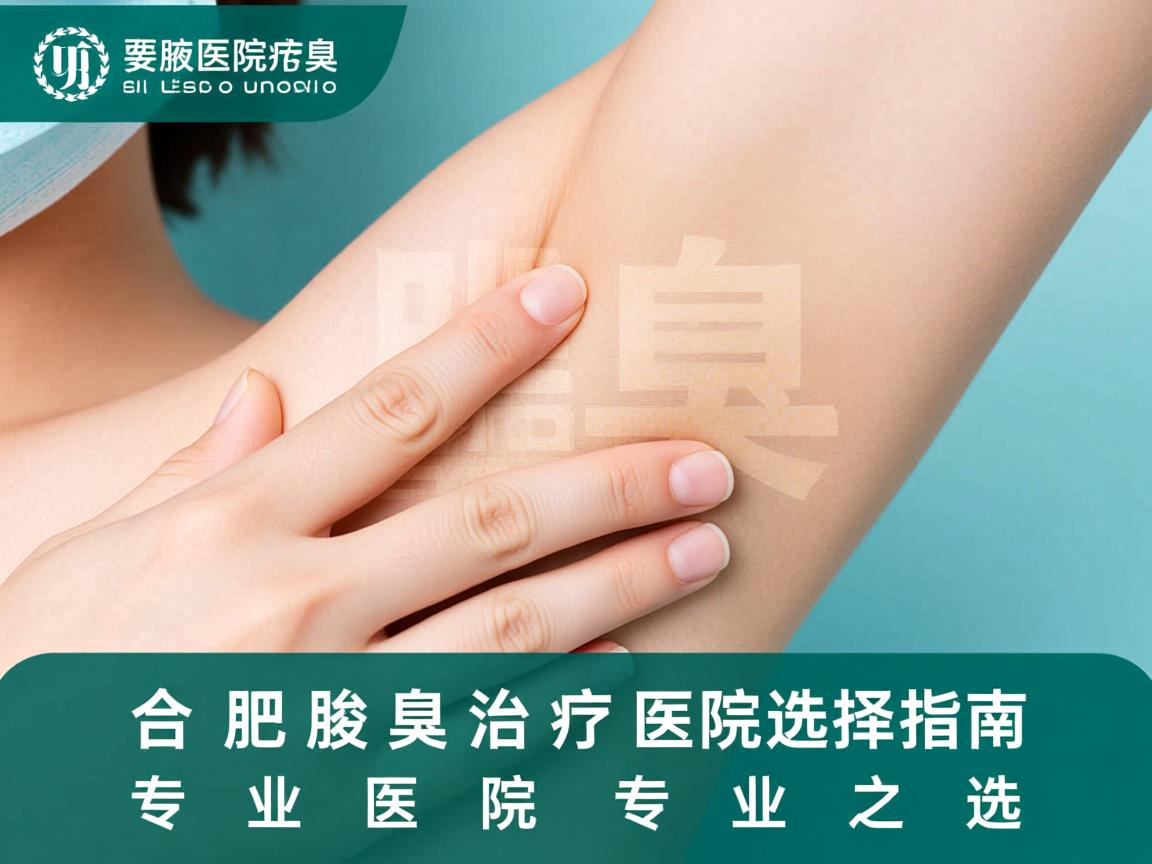 合肥腋臭治疗医院选择指南，专业医院的专业之选