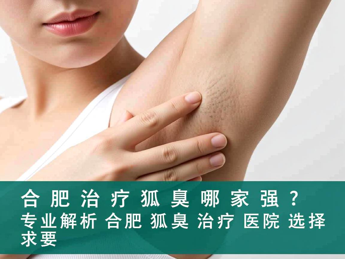 合肥治疗狐臭哪家强？专业解析合肥狐臭治疗医院的选择