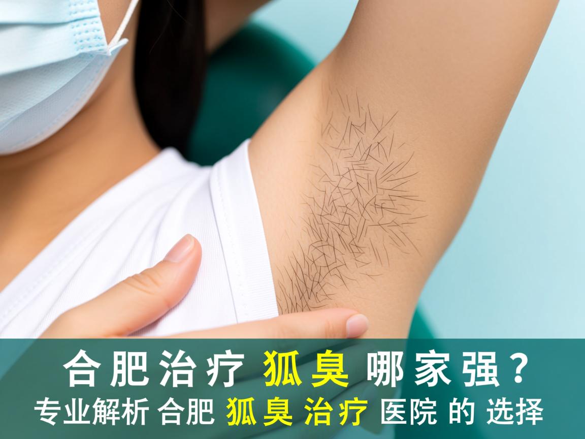 合肥治疗狐臭哪家强？专业解析合肥狐臭治疗医院的选择