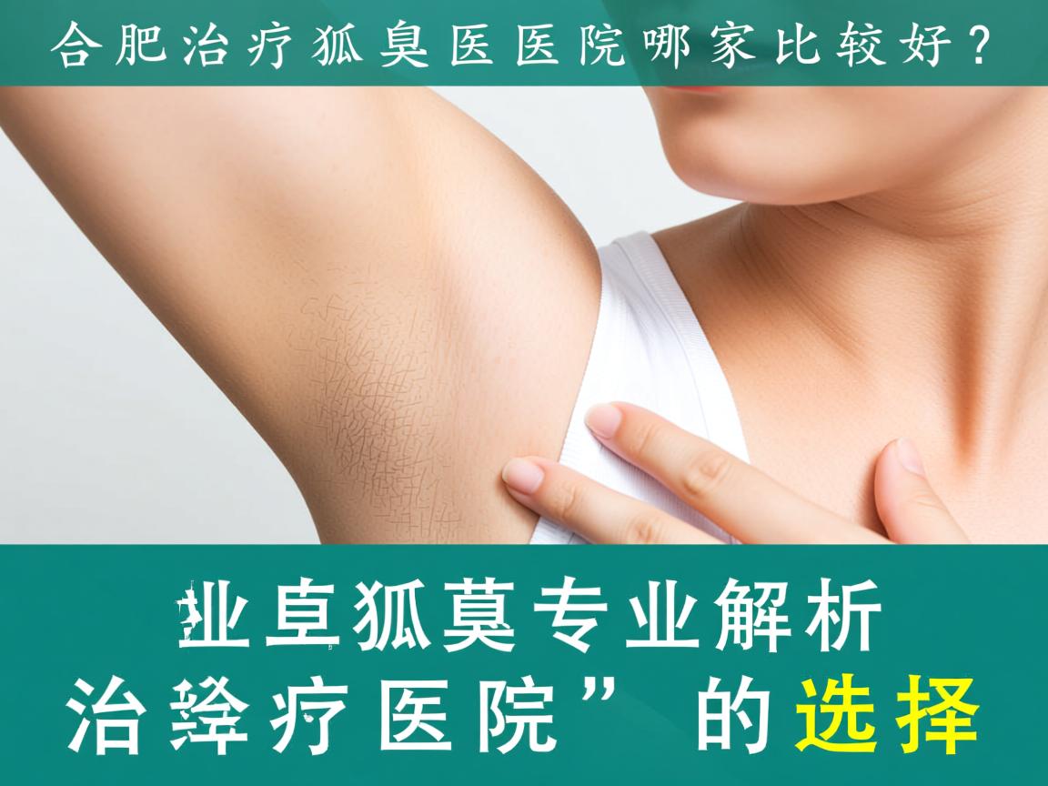 合肥治疗狐臭医院哪家比较好？专业解析狐臭治疗医院的选择