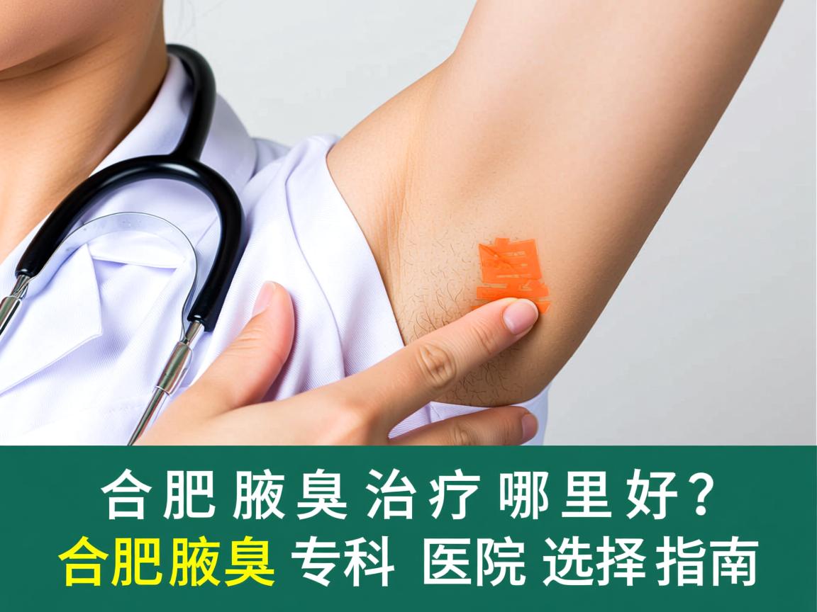 合肥腋臭治疗哪里好？合肥腋臭专科医院选择指南