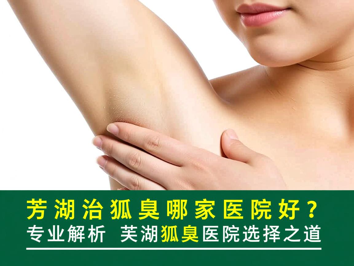 芜湖治狐臭哪家医院好？专业解析芜湖狐臭医院选择之道