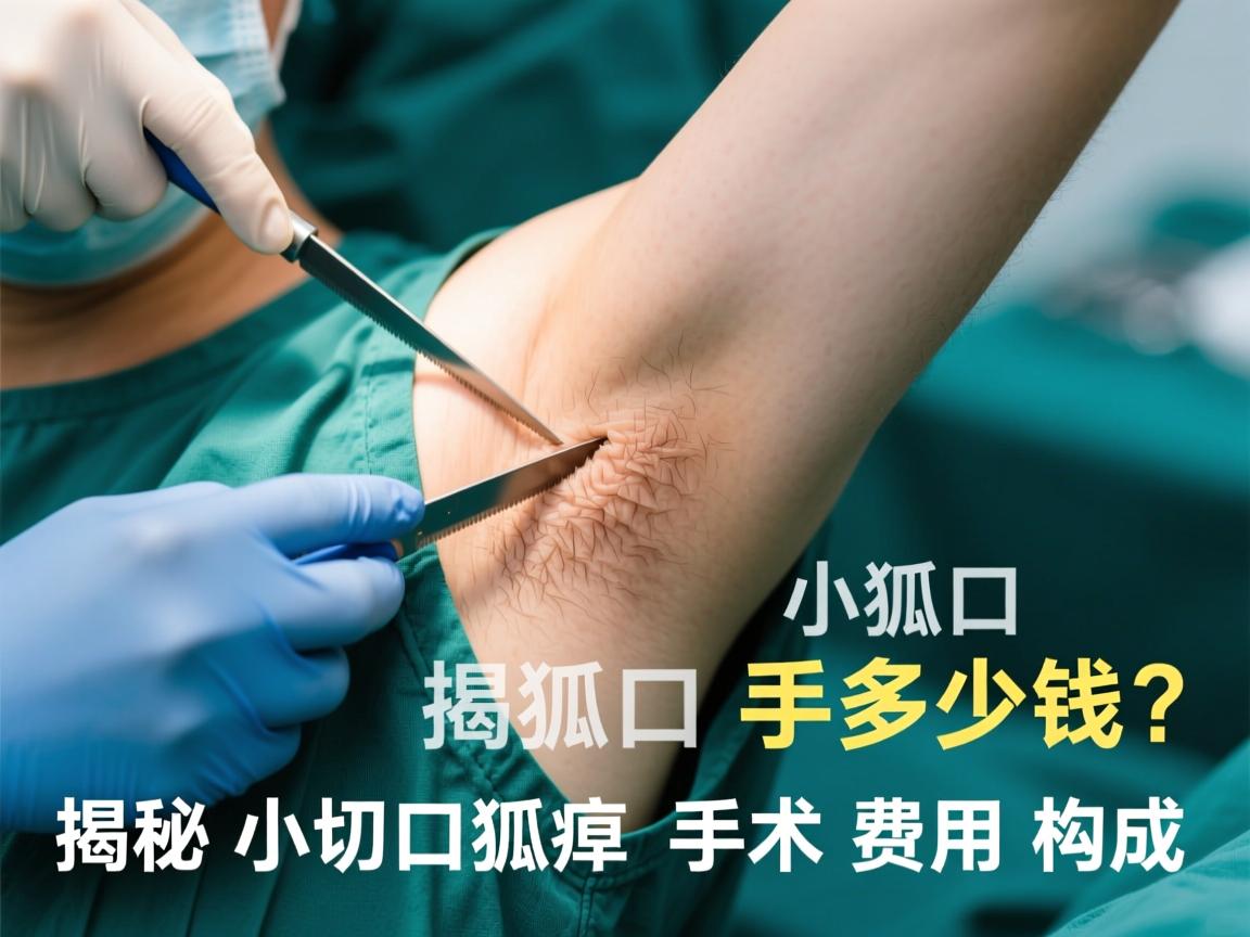小切口狐臭手术多少钱？揭秘小切口狐臭手术费用构成