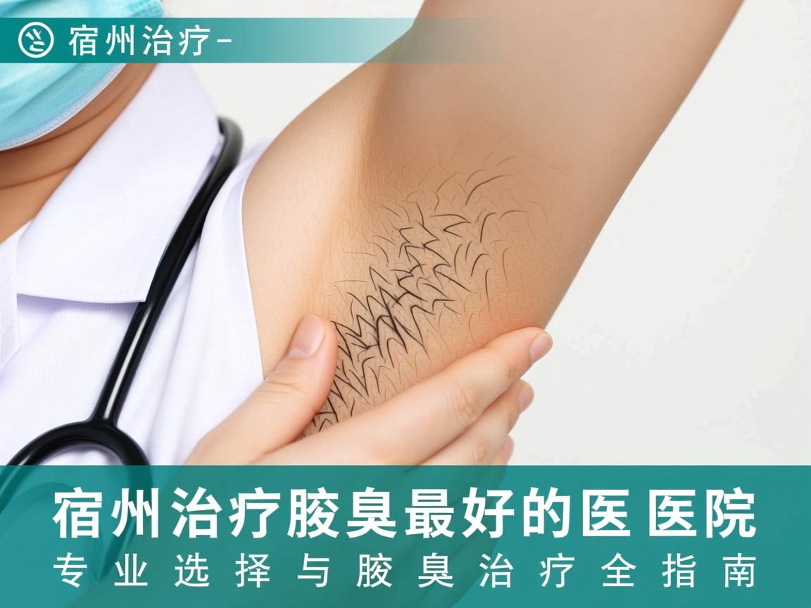 宿州治疗腋臭最好的医院，专业选择与腋臭治疗全指南
