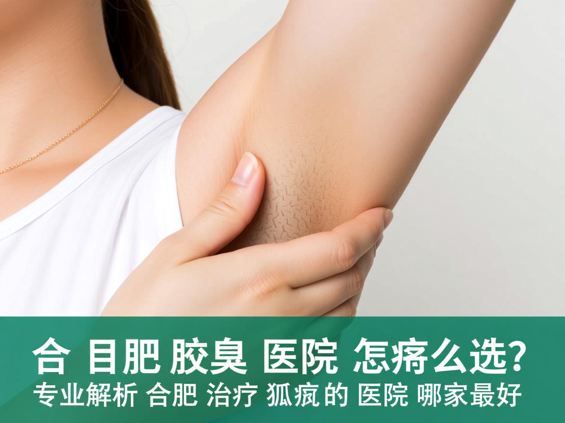 合肥腋臭医院怎么选？专业解析合肥治疗狐臭的医院哪家最好