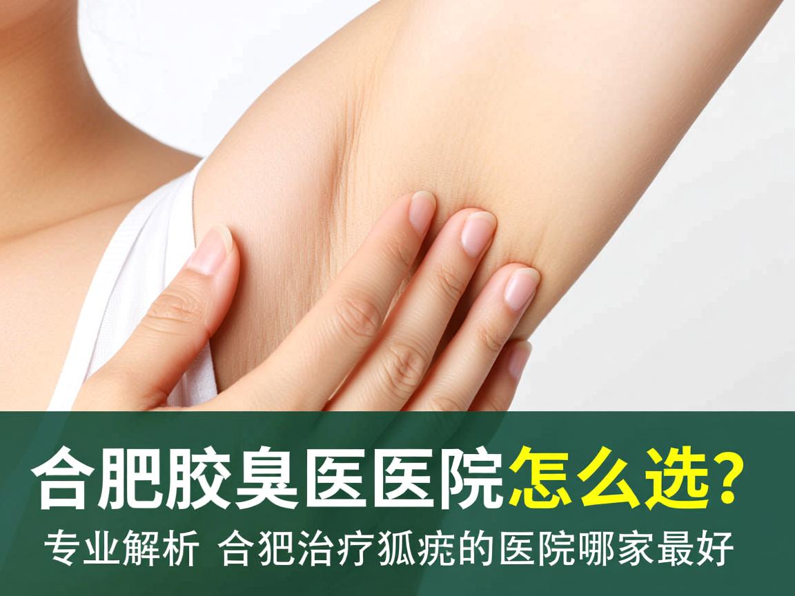 合肥腋臭医院怎么选？专业解析合肥治疗狐臭的医院哪家最好