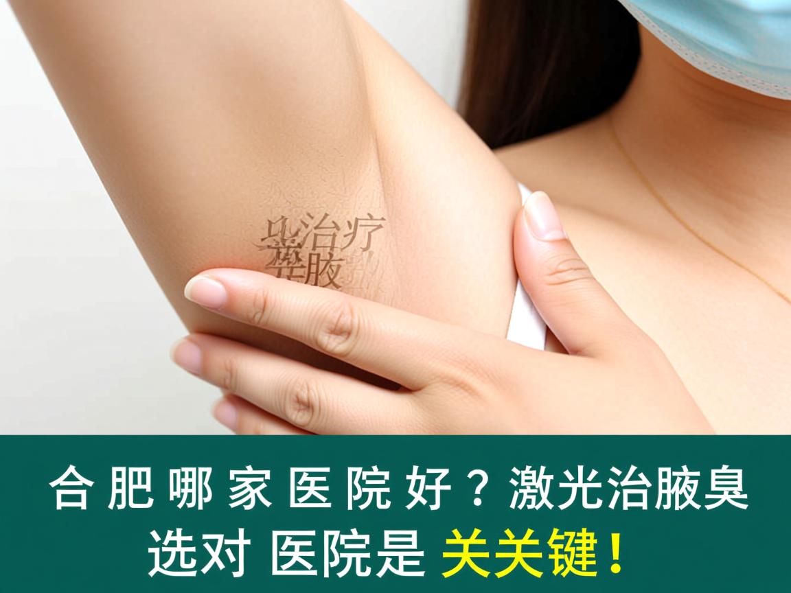 合肥哪家医院好？激光治疗腋臭，选对医院是关键！