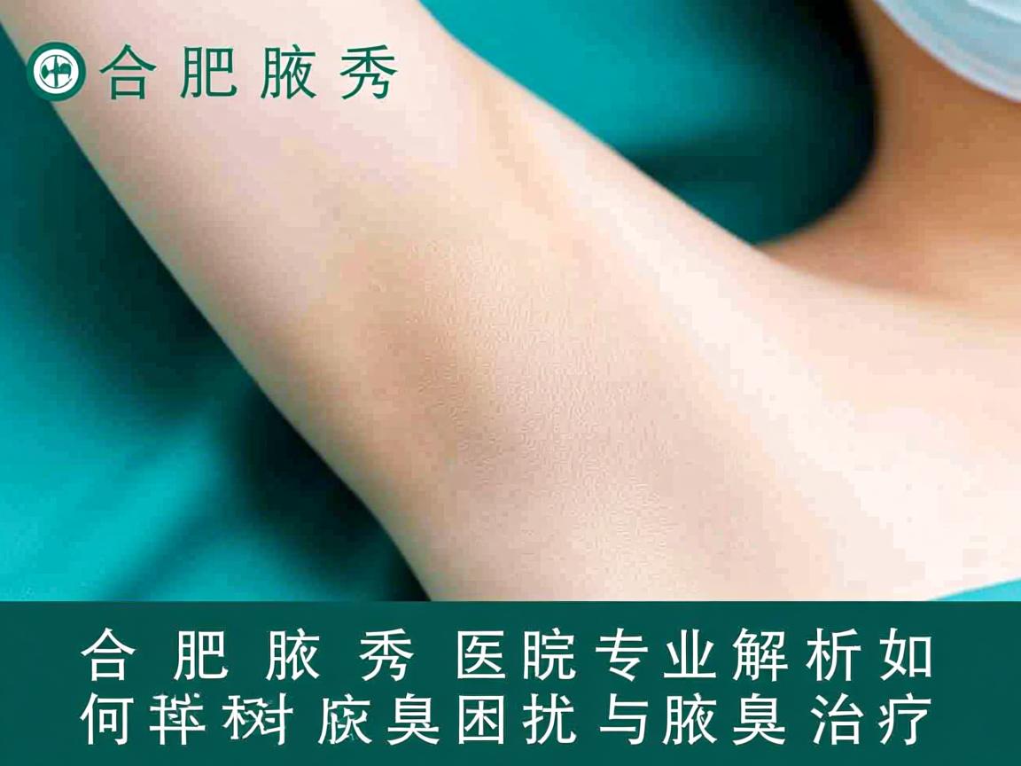 合肥腋秀医院专业解析，如何科学应对腋臭困扰与腋臭治疗