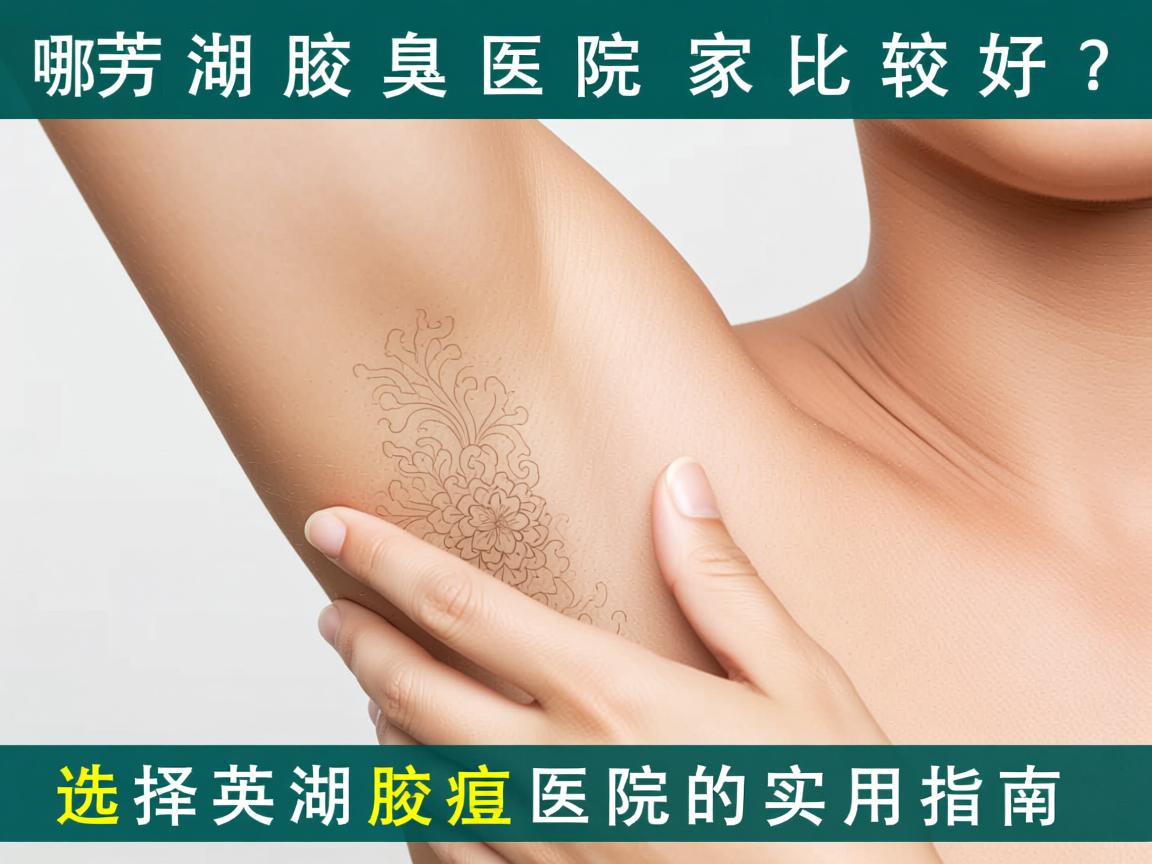 芜湖腋臭医院哪家比较好？选择芜湖腋臭医院的实用指南
