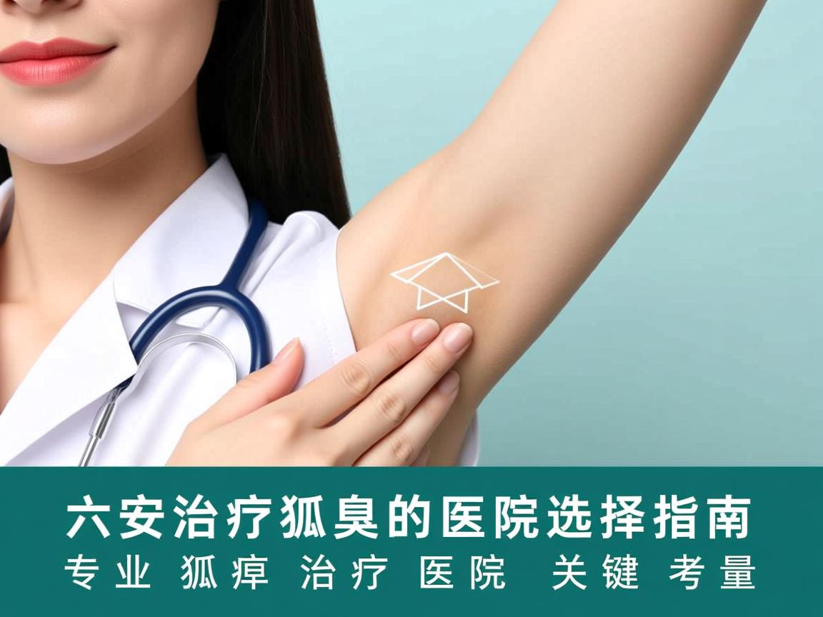 六安治疗狐臭的医院选择指南，专业狐臭治疗医院的关键考量