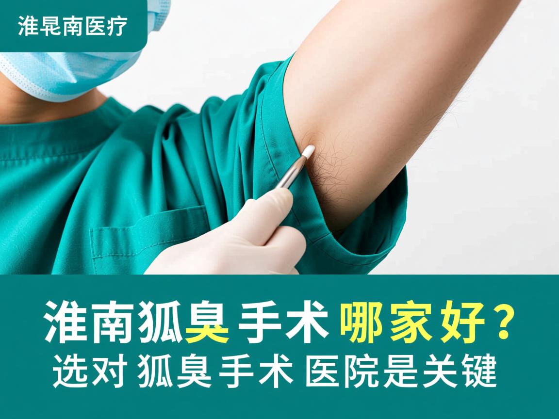 淮南狐臭手术哪家好？选对狐臭手术医院是关键