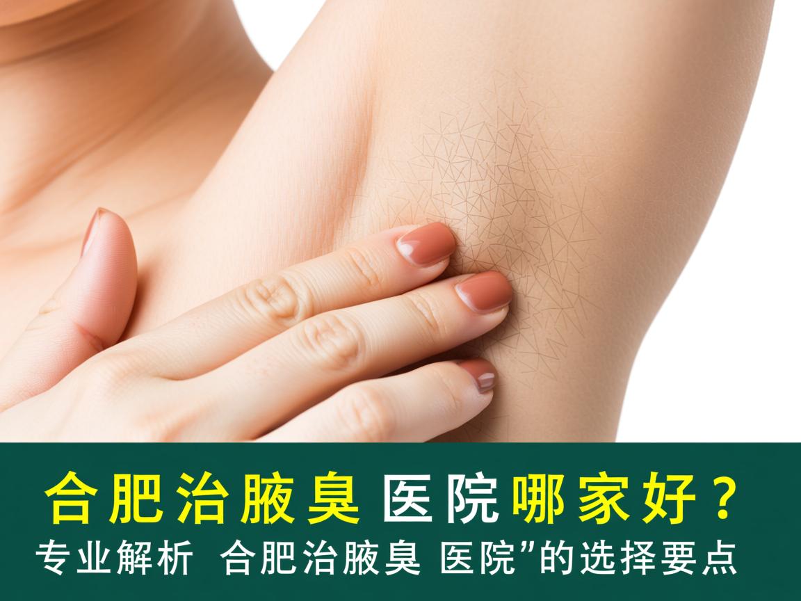 合肥治腋臭医院哪家好？专业解析合肥治腋臭医院的选择要点