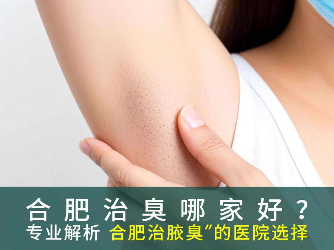 合肥治腋臭哪家好？专业解析合肥治腋臭的医院选择