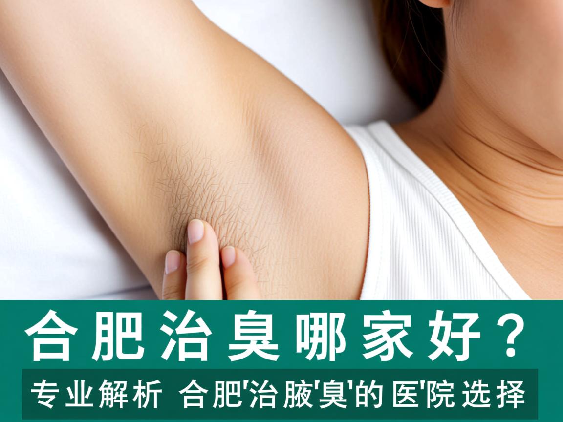合肥治腋臭哪家好？专业解析合肥治腋臭的医院选择