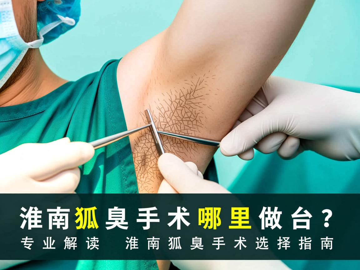 淮南狐臭手术哪里做？专业解读淮南狐臭手术选择指南