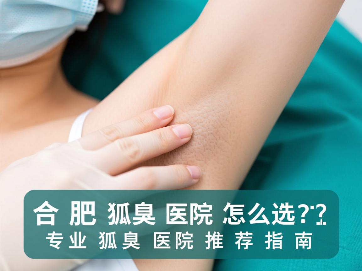 合肥狐臭医院怎么选？专业狐臭医院推荐指南