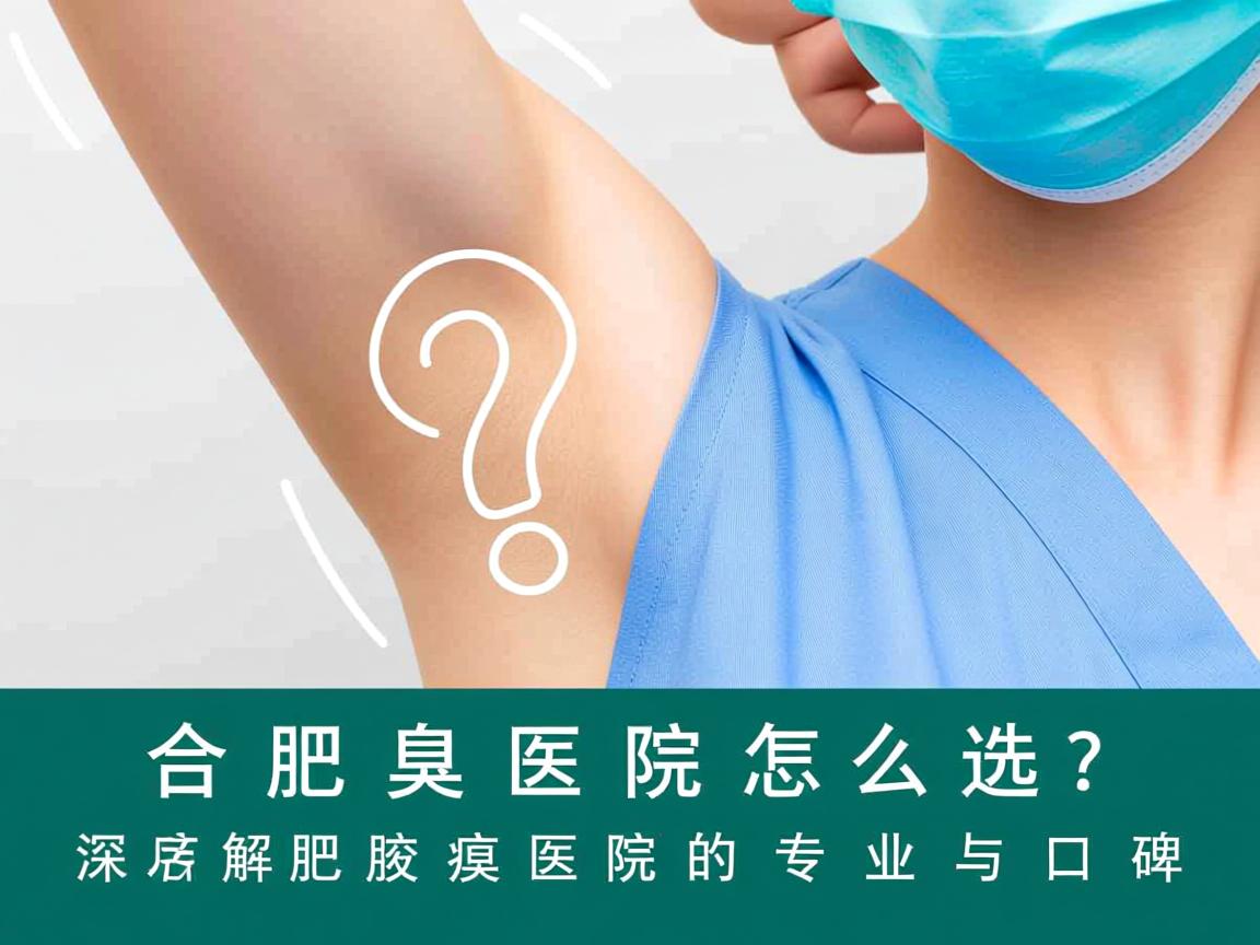 合肥腋臭医院怎么选？深度解析合肥腋臭医院的专业与口碑