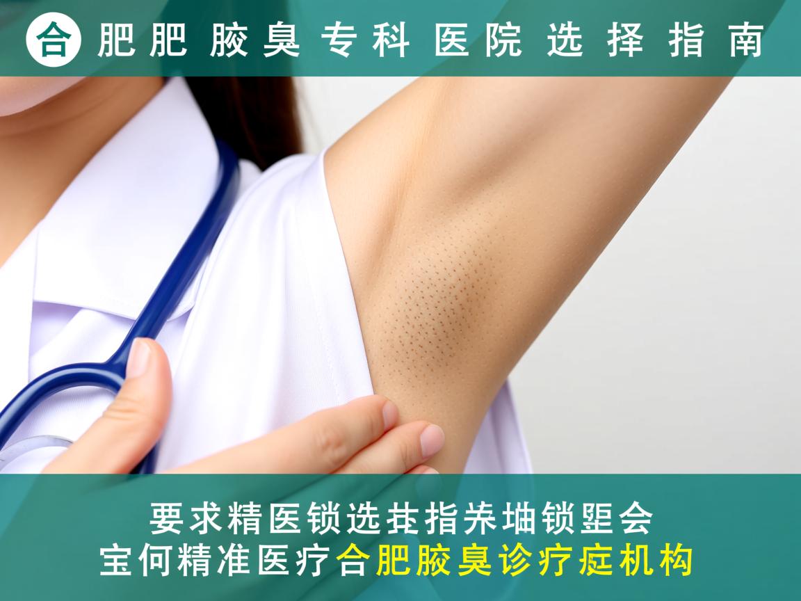 合肥腋臭专科医院选择指南,如何精准锁定合肥腋臭诊疗机构 合肥腋臭专科医院选择指南,如何精准锁定合肥腋臭诊疗机构