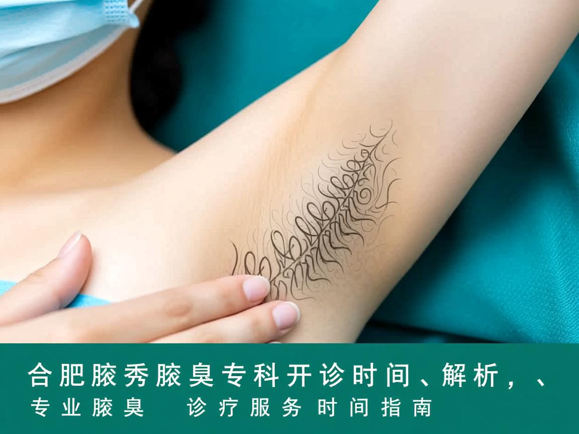合肥腋秀腋臭专科开诊时间解析，专业腋臭诊疗服务时间指南