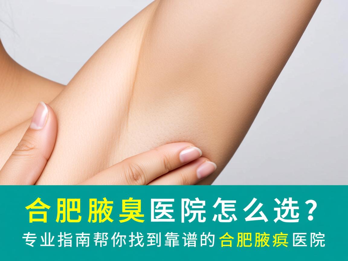 合肥腋臭医院怎么选？专业指南帮你找到靠谱的合肥腋臭医院